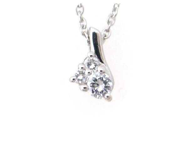 Star Jewelry Diamond Necklace 0.09ct Pt950 (Platinum)