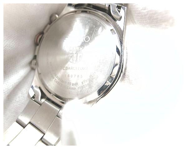 セイコー 7T92-0MV0 FCバルセロナ メンズ腕時計