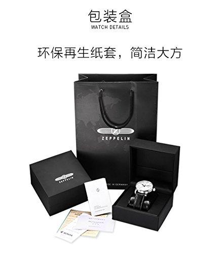 Zeppelin --76445 --Montre Homme --石英--Analogique --Bracelet Cuir