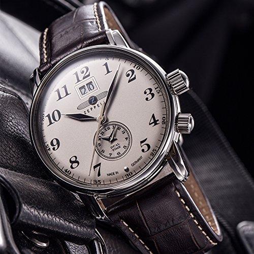 Zeppelin --76445 --Montre Homme --石英--Analogique --Bracelet Cuir