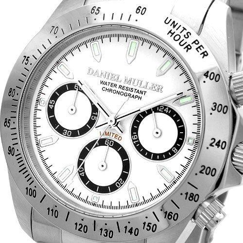 Buy Daniel Mueller Daniel Muller Watch All Stainless Chronograph Men S Watch Dm 03wh White From Japan Buy Authentic Plus Exclusive Items From Japan Zenplus