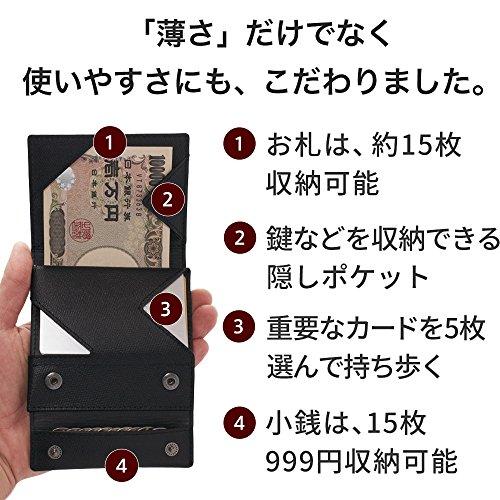 アブラサス (abrAsus) 薄い財布 パールアイボリー - 日本の商品を世界