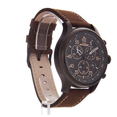 Buy [Timex] TIMEX Expedition Field Chronograph Black Dial Brown