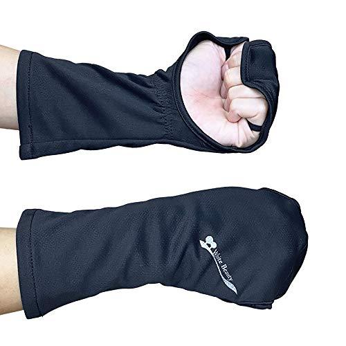 Buy UV protection hand cover [Sun protection gloves on the back of the hand]  (Black) from Japan - Buy authentic Plus exclusive items from Japan