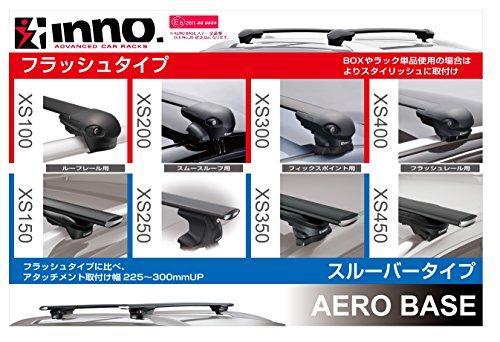 Carmate inno Inno 車載車頂支架Aero 底桿[1] [1000mm] 黑色XB100