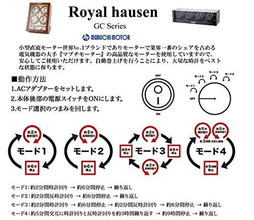 ロイヤルハウゼン Royal hausen 時計ワインダー ワインディング