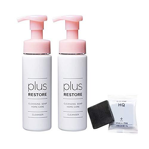 Buy Plus Restore Cleansing Soap Foam Home Care [Makeup Remover] [Facial  Cleanser] [Double Face Wash Not Required] [Foam Cleansing] [Pump Type] (2 +  Mini Soap Set) from Japan - Buy authentic Plus