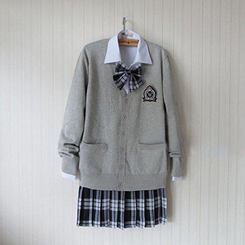 ノーブランド品 JK制服 4点セット 大きいサイズ 女子高生 学校