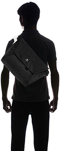 [MILESTO] MILESTO messenger bag men's women's a4 diagonal cliff Hutte black  black black