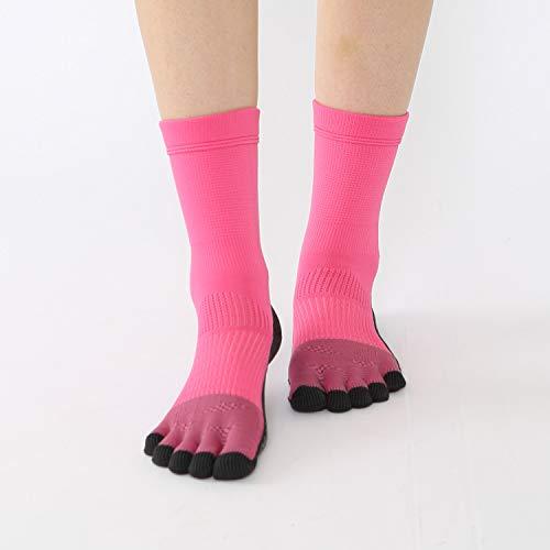 [Tabio] Tabio Football Five-Finger Socks Made in Japan Soccer Futsal  (Green% Comma% L (27-29cm))