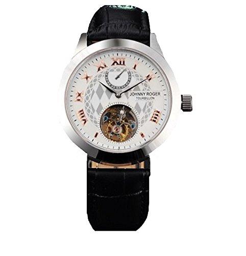 Buy JOHNNYROGER Flying Tourbillon Men's Watch 3 Year Warranty The