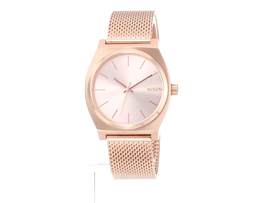 Nixon time hot sale teller milanese