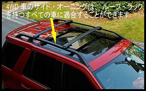 DANCHEL 4WD 車用サイドオーニング【1.5x2~2.5x3m】【1~5人用タープ】4シーズン防水 ソロ 広い 車用タープ 車中泊  サンシェード カーテント キャンプ用品 アウトドア 組立簡単 持ち運び便利 (カーキ%ｶﾝﾏ% 2x3m) [並行輸入品]