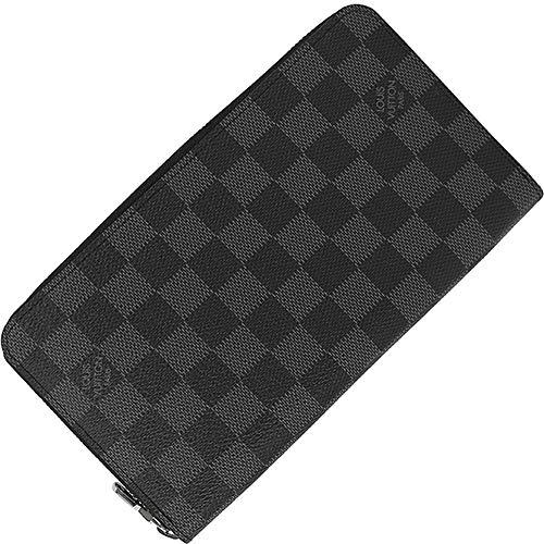 Louis Vuitton LOUIS VUITTON Damier Zippy Organizer Round Zipper