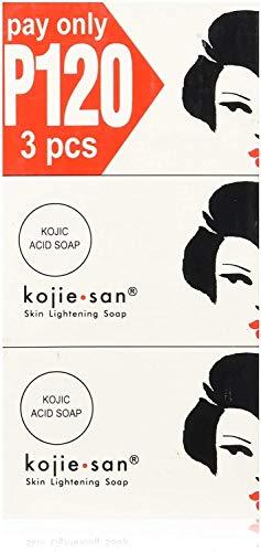 Kojie san Skin Lightening Soap 65g 3pcs こじえさん スキンライトニングソープ 65g 3個パック [並行輸入品]