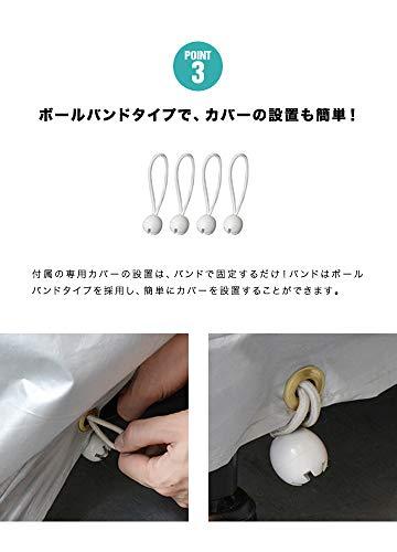 FIELDOOR タイヤスタンド タイヤラック ワイド 専用カバー付 【レッド