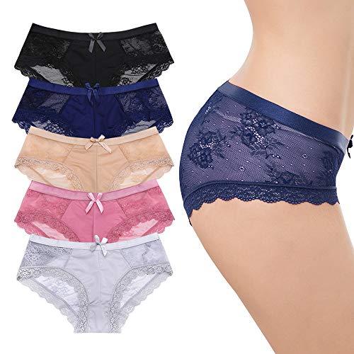 Buy Women's Sexy Shorts Super Cute Pants Seamless Lace Underwear Sexy Nice  Bottom Breathable Sheer Underwear Hip Line Seductive Shorts Attractive 5  Pieces Set from Japan - Buy authentic Plus exclusive items