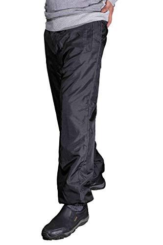 [onion cross] Shakapan Nylon Pants Cold Protection Brushed Back Boa Water  Repellent Pants Hopping Men's (Black% Comma% M)