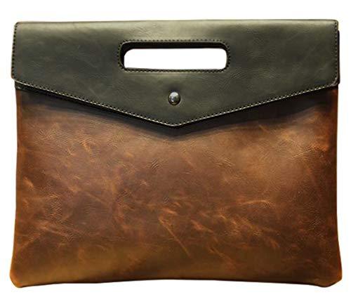 Leather Clutch Purse Envelope Style Slim Lightweight 