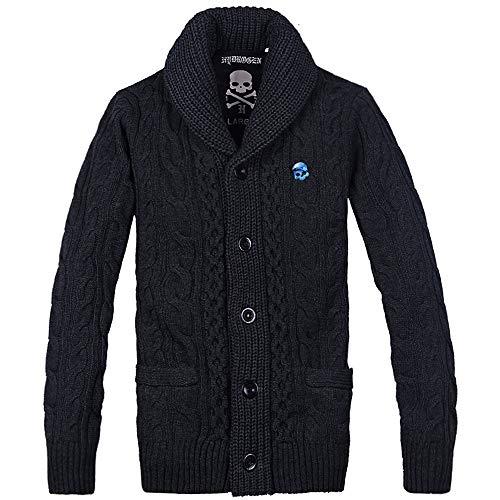 Buy [Hydrogen] HYDROGEN Men's Wool Knit Cardigan Donkey Collar