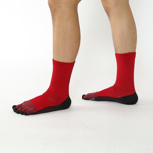 Tabio] Tabio Football 5-Finger Socks - Soccer Futsal - Made in Japan  25cm~27cm