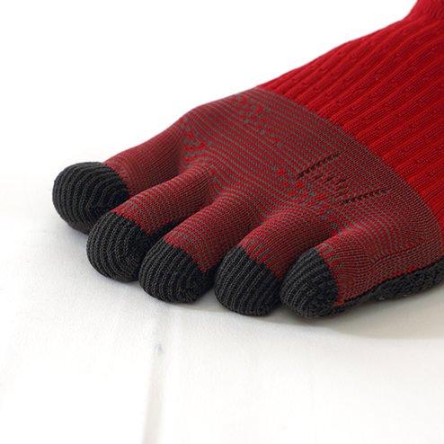 [Tabio] Tabio Football Five-Finger Socks Made in Japan Soccer Futsal (Blue%  Comma% 21.0 ~ 23.0cm)