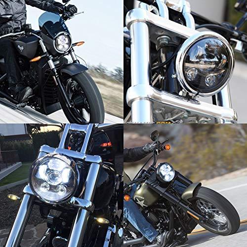 Buy Seuya Harley Headlight 5.75led Hi / 45W Lo / 30W IP67