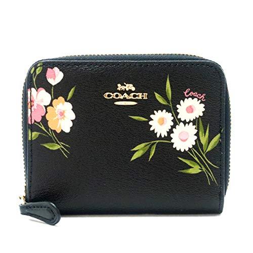 コーチ] 財布 COACH 二つ折り 財布 レディース 花柄 ブラック F