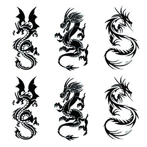 Flying dragon tattoo stock illustration. Illustration of intricacy -  62071804