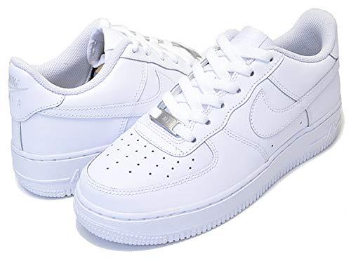 [Nike] Air Force 1 Ladies AIR FORCE 1 GS white / white 314192-117 Sneakers  AF1 Girls White White 24.5cm (US6.5Y) [Parallel imports]