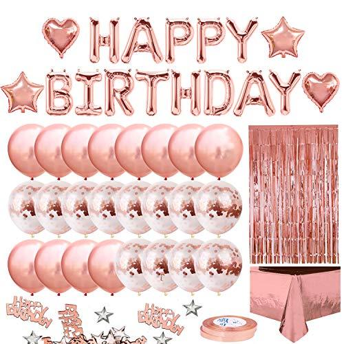 Buy iZoeL Rose Gold Birthday Party Balloons / Balloons Girls Birthday  Balloons / Balloons Balloons & Curtains & Tablecloths & Banners & Confetti  Set Party Atmosphere Decorative Balloons from Japan - Buy