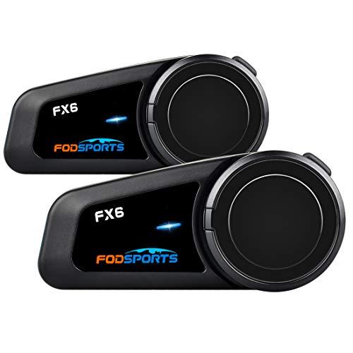 2021進化版】FODSPORTS バイク インカム FX6 6人通話 bluetooth5.0