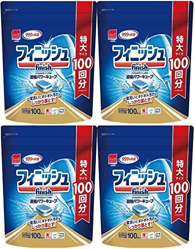 Buy Dishwasher Detergent Finish Tablet Power Cube L 100 x 4 (400