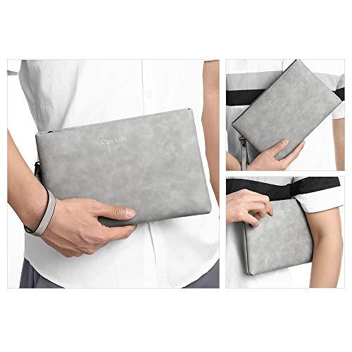 Buy Whatna 2way leather second bag men's clutch bag 9.7 inch ipad