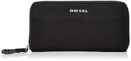 Buy (Diesel) DIESEL Men's Cordura Nylon Round Zip Wallet