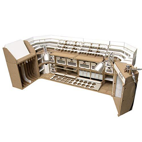 プラモデル専用 組立式作業棚 Arttystation Opera オペラ 最高の完全モジュラーシステム Ats プラモデル 棚 模型 工具 収納 整理 部屋 収納 作業台 デスク プラモデル 塗料 飾り棚 プラモデル道具収納 ガンプラ棚 ワーク ステーション プラモデル棚 Zenplus