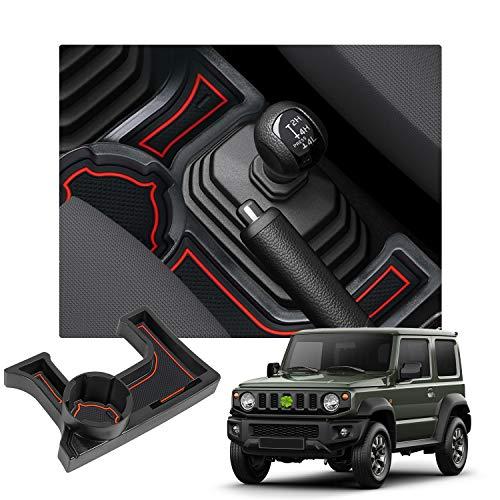 Buy [RUIYA] Jimny JIMNY JB64 JB74 MT car dedicated storage box Center  console pallet armrest box accessory case with rubber mat (red (MT car))  from Japan - Buy authentic Plus exclusive items