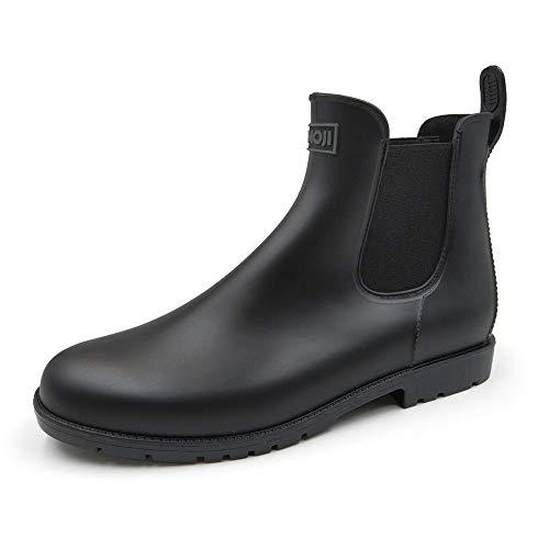 [Amoji] Women's Rain Boots Men's Rain Shoes Chelsea Shoes Chelsea Boots  Short Boots Boots Nagagutsu Side Gore Rain Shoes Waterproof Commuter  Business