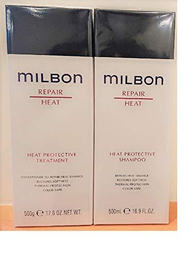 Milbon REPAIR HEAT Repair Heat Protective Shampoo & Treatment 500ml each