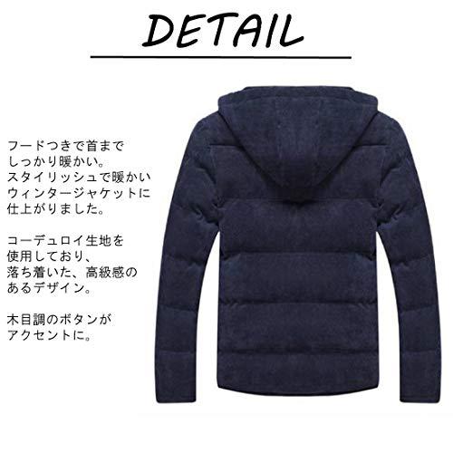 (Rise on Freak) RISEON FLEEK Men's Fashion Down Jacket Coat Hooded Outer  Fashionable Cool Simple Surf Military Marine Scandinavian Cute American