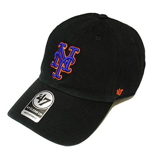 47 Brand New York Yankees Black White Clean Up Cap - Black