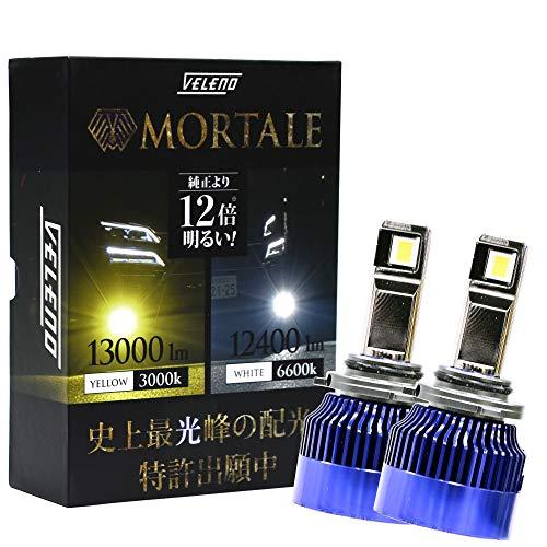 LED Fog Lamp Yellow 13000lm White 12400Lm Measured Value VELENO MORTALE  [HB4] Vereno Mortale Explosive Headlight High Beam H8 H11 H16 HB3 HB4  PSX24W