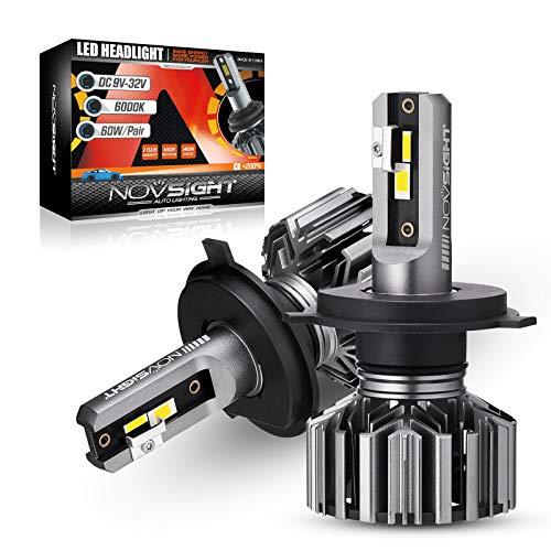 NOVSIGHT led ヘッドライト H4hi/lo 12000LM 60W DC9V-32V車対応 6000K 超高輝度 車/バイク用 フォグランプ  放熱性抜群 2年保証 2個セット - 日本の商品を世界中にお届け | ZenPlus