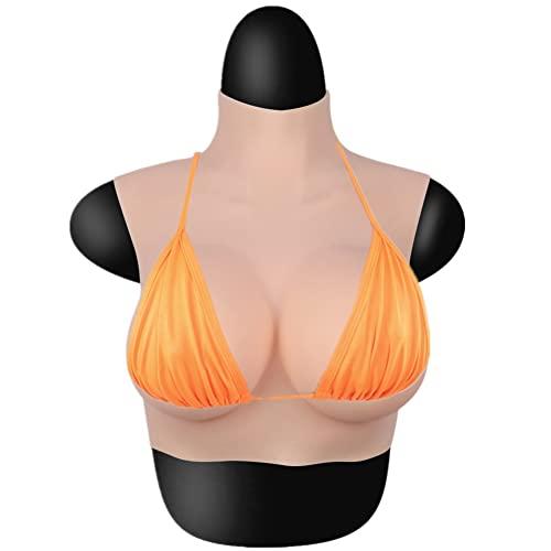 Buy Breast Prostheses Fake Breasts Breasts Silicon Bust Crossdresser  Cosplay Masaki Filling (New-Lightweight Version) Disguise A Man's Daughter  Who Becomes a Woman High Neck D Cup White from Japan - Buy authentic