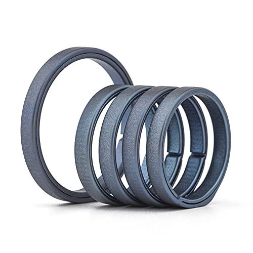 Buy TISUR Titanium Key Ring Men's Side Push Double Ring Lightweight Key  Chain Falling Prevention Loss Prevention Easy to install (Blue K27 (M) * 1  + K22 (S) * 4) from Japan 
