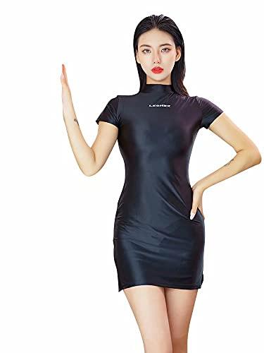 Buy mjgdjfxbzjhfgd Women Sling Sleeveless Holiday Party Mini Dress Female  Off The Shoulder Fine Sleeve High-Priced Low Blue at Amazon.in