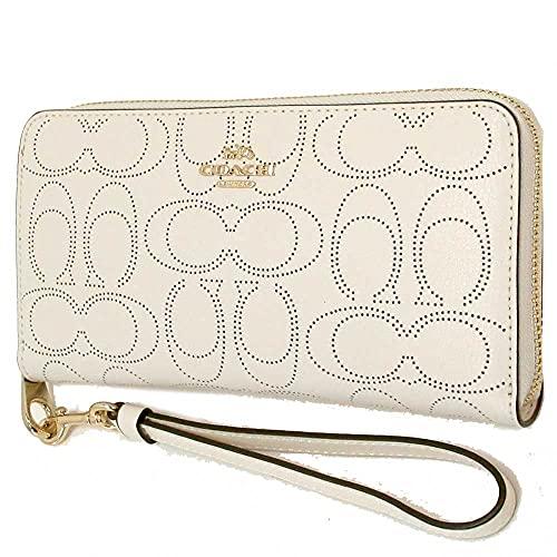 Coach best sale perforated wallet