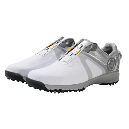 [Footjoy] Golf Shoes 21 Ultra Fit XW Bore Men's White / Silver 25.5 cm 4E