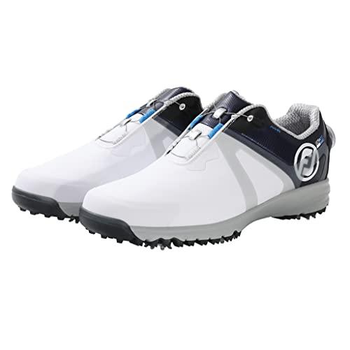 [Footjoy] Golf Shoes 21 Ultra Fit XW Bore Men's White / Navy 25.0 cm 4E