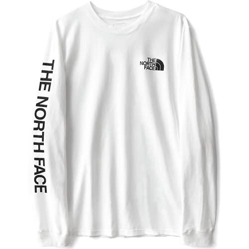 The North Face】長袖T卹，長袖，男袖Hit Tee，白色，XL碼【平行進口